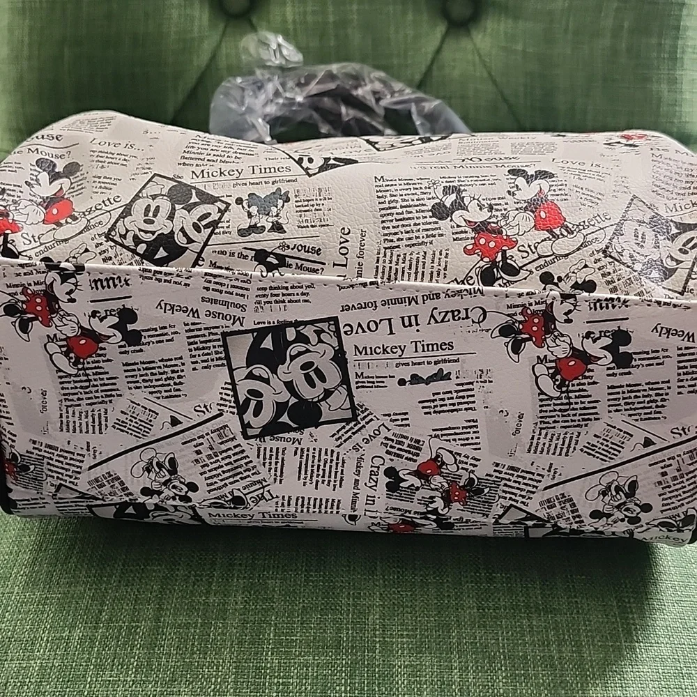 Disney Mickey Mouse Newspaper Print Bag